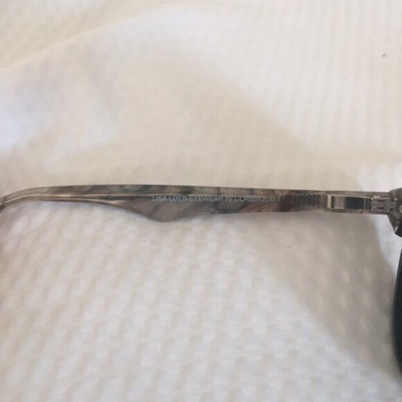 Frames - Lisa Loeb “Pie” Cat‑Eye Frames – Licorice Swirl, 52‑15‑135 - Picture 9 of 10